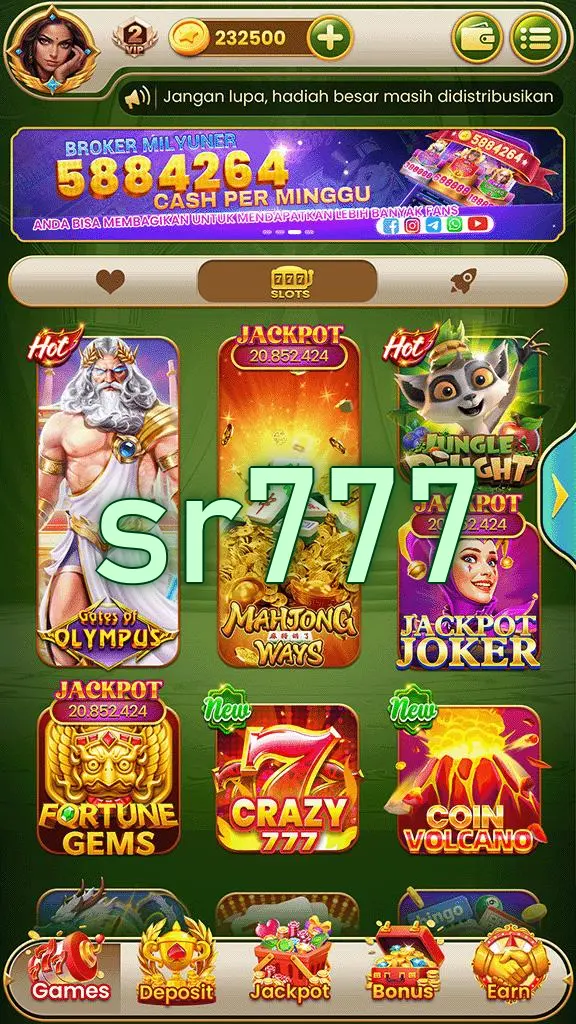 sr777 Masuk